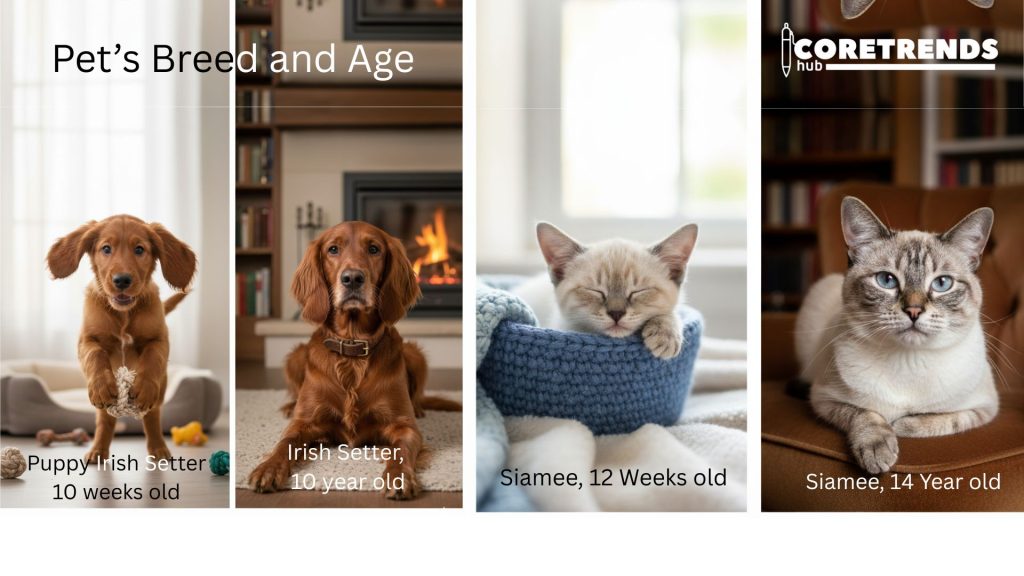Pet’s Breed and Age