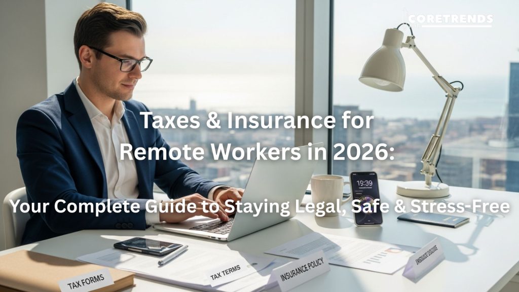 Taxes & Insurance for Remote Workers in 2026 - Your Complete Guide to Staying Legal, Safe & Stress-Free